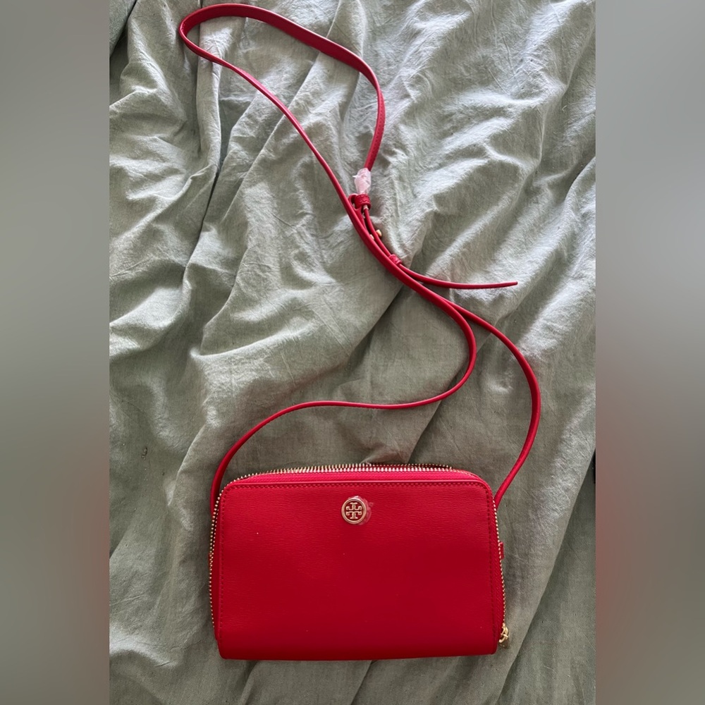 Tory Burch small red crossbody
